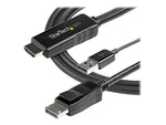 StarTech HD2DPMM2M 6.56' DisplayPort Video Cable, Black