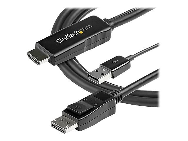 StarTech HD2DPMM2M 6.56' DisplayPort Video Cable, Black