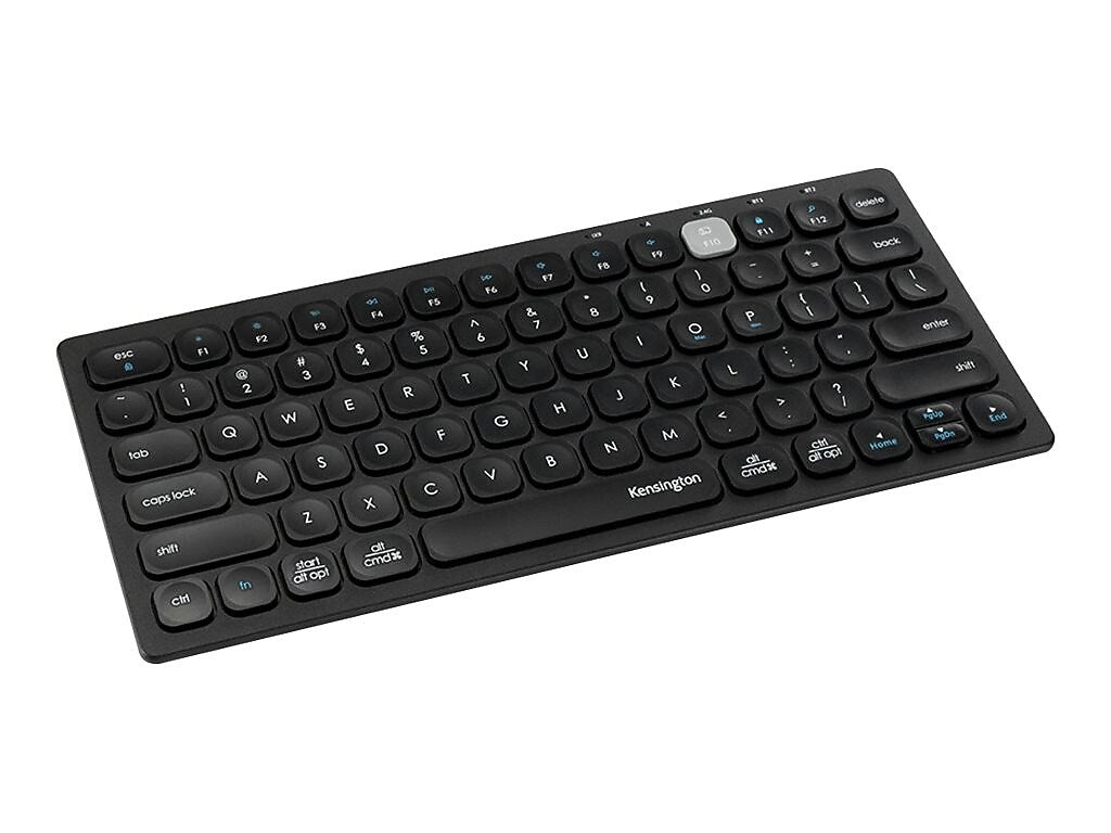 Kensington Multi-Device Dual Wireless Compact Keyboard, Black (K75502US)