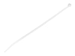 StarTech 100 Pack 10" Cable Ties - White Extra Large Nylon/Plastic Zip Adjustable Network Wraps UL TAA Nylon Tie (CBMZT10N)