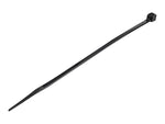 StarTech 1000 Pack 6" Cable Ties - Black Medium Nylon/Plastic Zip Adjustable Network Wraps UL TAA Nylon Tie (CBMZT6BK)