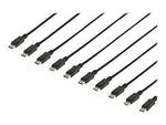 StarTech 15' DisplayPort Audio/Video Cable, 10/Pack, Black (DISPLPORT15L10PK)