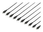StarTech 15' DisplayPort Audio/Video Cable, 10/Pack, Black (DISPLPORT15L10PK)