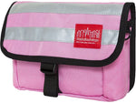 Manhattan Portage Wards Island Fabric Water Resistant Messenger Bag, Pink (1120 PNK)