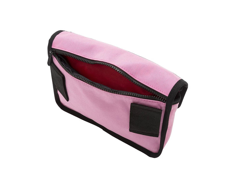 Manhattan Portage Wards Island Fabric Water Resistant Messenger Bag, Pink (1120 PNK)