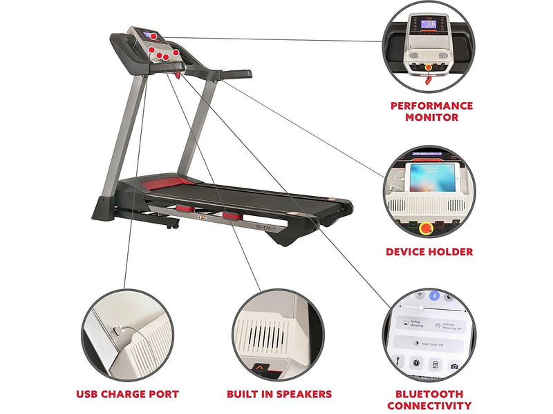 Sunny Health & Fitness Performance Incline Treadmill (SF-T7917)