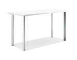 HON Coze 48"W Desk, Designer White and Silver (RPL2448DWP6)