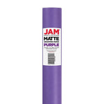 JAM Paper Wrapping Paper, 25 Sq. ft. x 30", Matte Purple, 2/Pack (170134226A)
