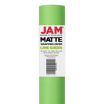 JAM Paper Wrapping Paper, 25 Sq. ft. x 30", Matte Lime Green, 2/Pack (170134225A)