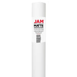 JAM Paper Wrapping Paper, 25 Sq. ft. x 30", Matte White, 2/Pack (170128241A)