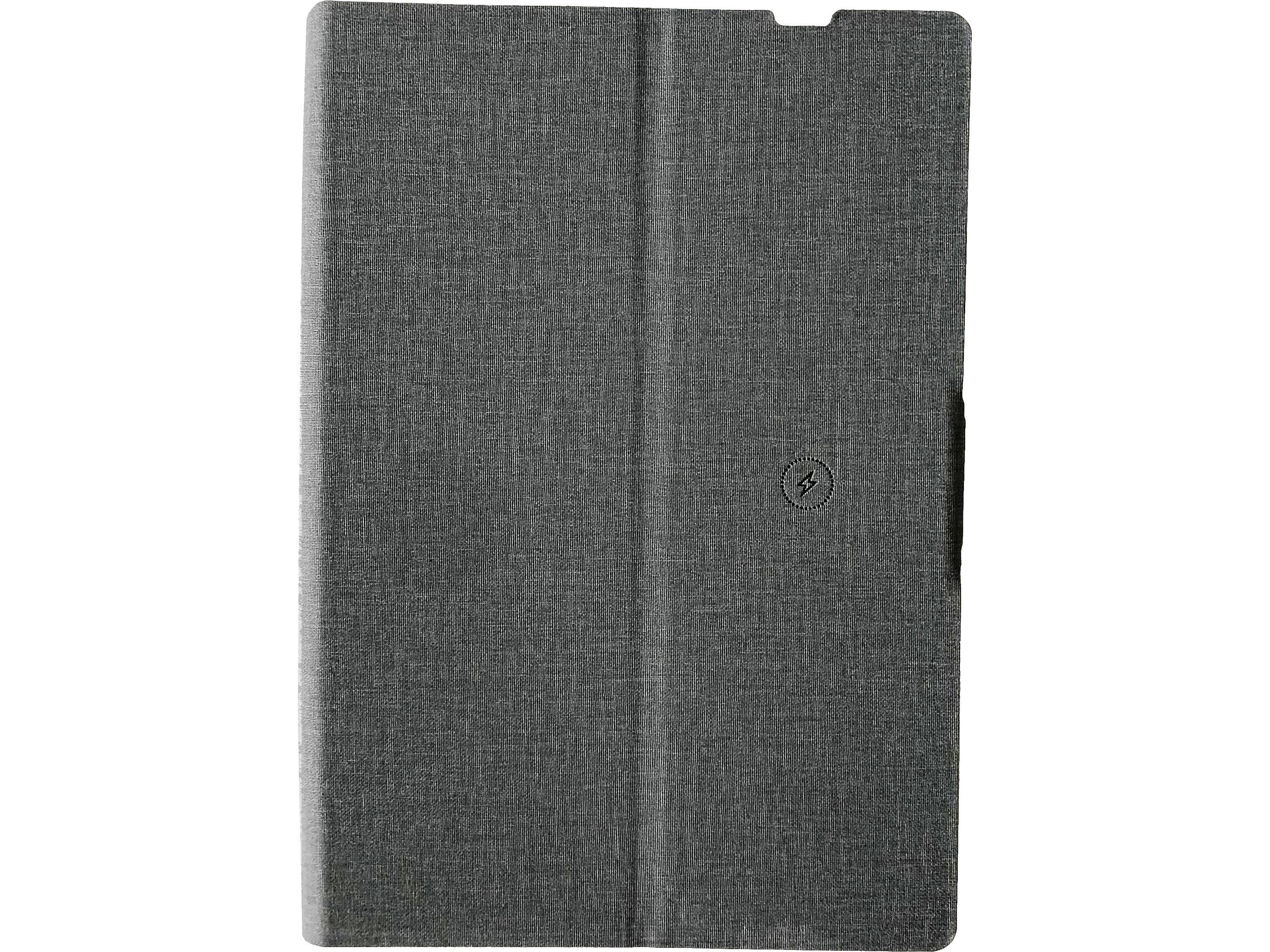 Nicci Wireless Charging Notebook, Gray (CBM3931-GRY)