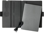 Nicci Wireless Charging Notebook, Gray (CBM3931-GRY)