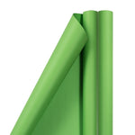 JAM Paper Wrapping Paper, 25 Sq. ft. x 30", Matte Lime Green, 2/Pack (170134225A)