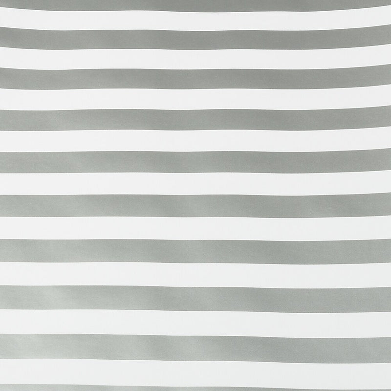 JAM Paper Wrapping Paper, 25 Sq. ft. x 30", Silver & White Stripes, 2/Pack (2226517002A)