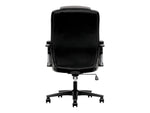 HON High-Back Chair, Fixed Arms, Black Vinyl (BSXVL402EN11)
