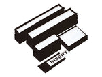 MasterVision Magnets, Black, 25/Pack (FM1310)