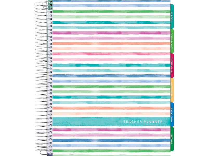 Global Printed Products Deluxe 8.5" x 11" Teacher Academic Planner, Multicolor (DTP-0001-U22-S)