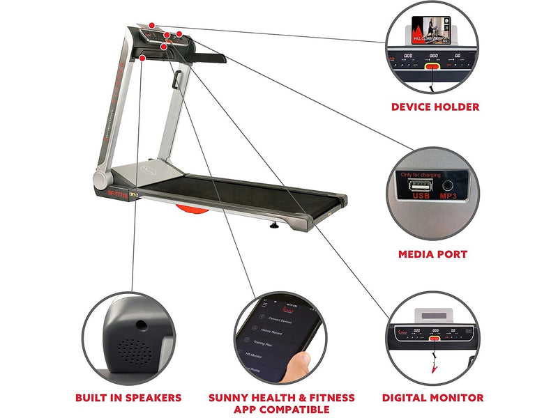 Sunny Health & Fitness LoPro Treadmill (SF-T7718)