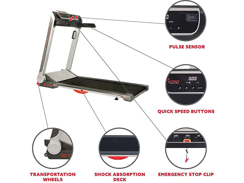 Sunny Health & Fitness LoPro Treadmill (SF-T7718)
