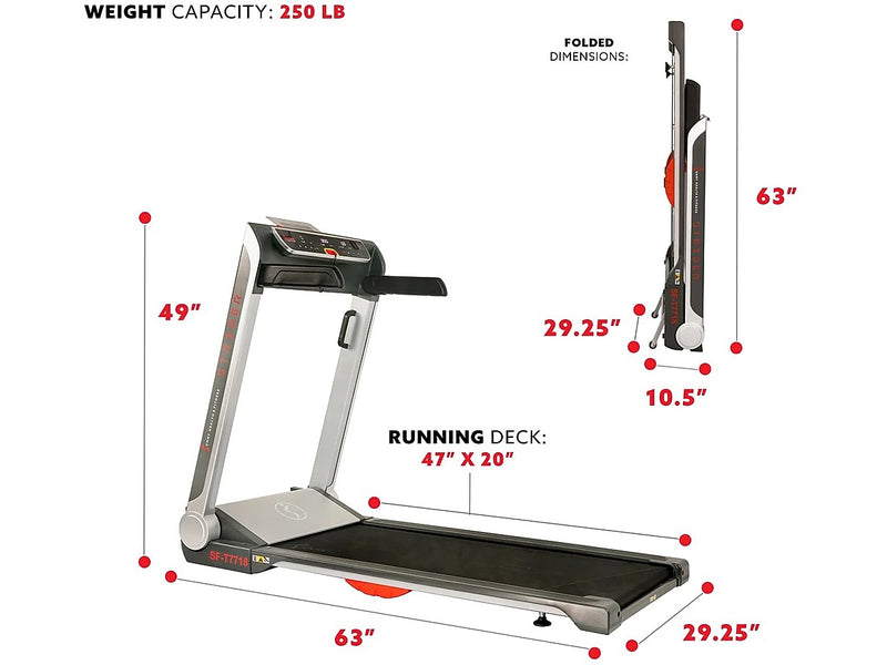 Sunny Health & Fitness LoPro Treadmill (SF-T7718)