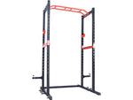 Sunny Health & Fitness Power Zone Black/Red Power Cage, 1000 Lbs. Weight Capacity (SF-XF9925)