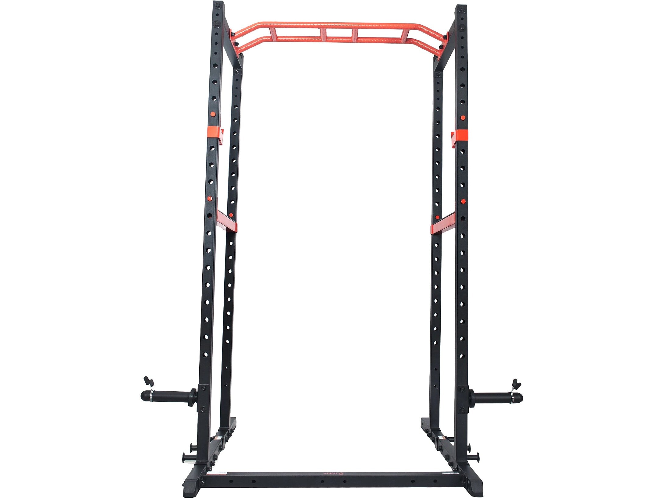Sunny Health & Fitness Power Zone Black/Red Power Cage, 1000 Lbs. Weight Capacity (SF-XF9925)