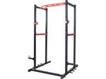 Sunny Health & Fitness Power Zone Black/Red Power Cage, 1000 Lbs. Weight Capacity (SF-XF9925)
