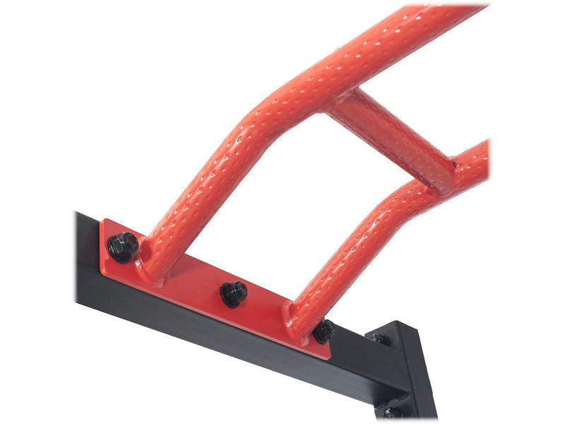 Sunny Health & Fitness Power Zone Black/Red Power Cage, 1000 Lbs. Weight Capacity (SF-XF9925)