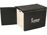 Sunny Health & Fitness Black Plyometric Box, 500 Lbs. Weight Capacity (NO. 084)
