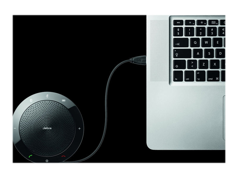 jabra Speak 510 Portable Bluetooth & USB Speakerphone, Black