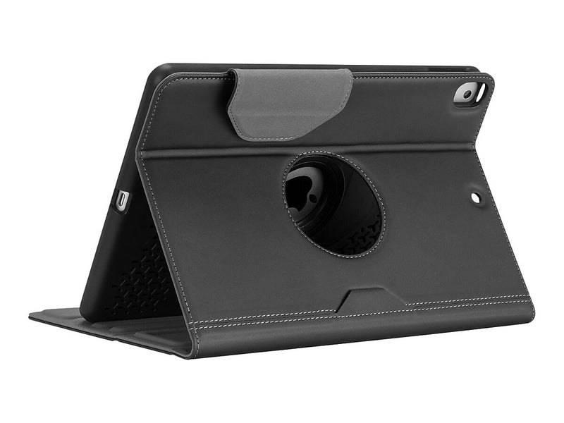 Targus VersaVu Polyurethane Cover for 10.2" iPad (8th/7th Gen), 10.5" iPad Air, 10.5" iPad Pro, Black (THZ855GL)