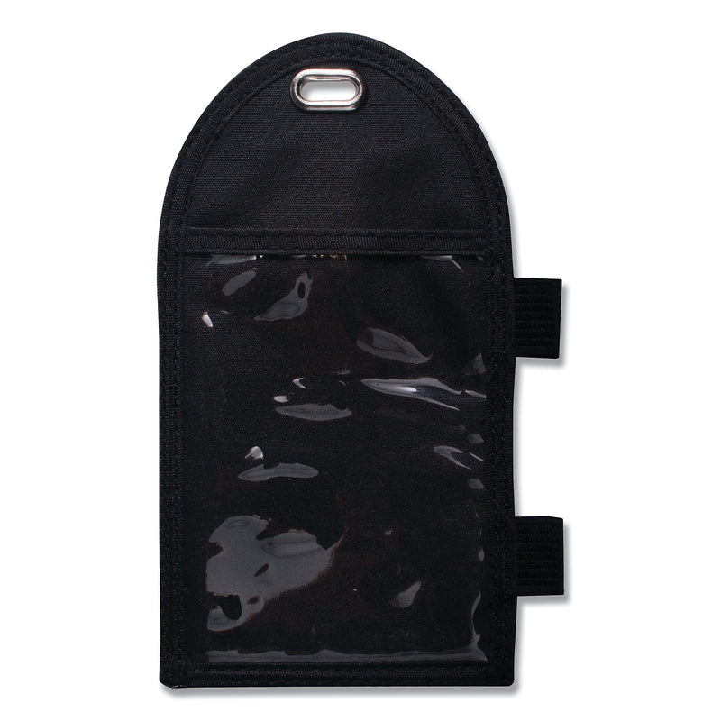 Advantus Badge Holder with Pen Loop, Vertical, 3 1/4" x 6", Black, 12/Box (AVT75648)