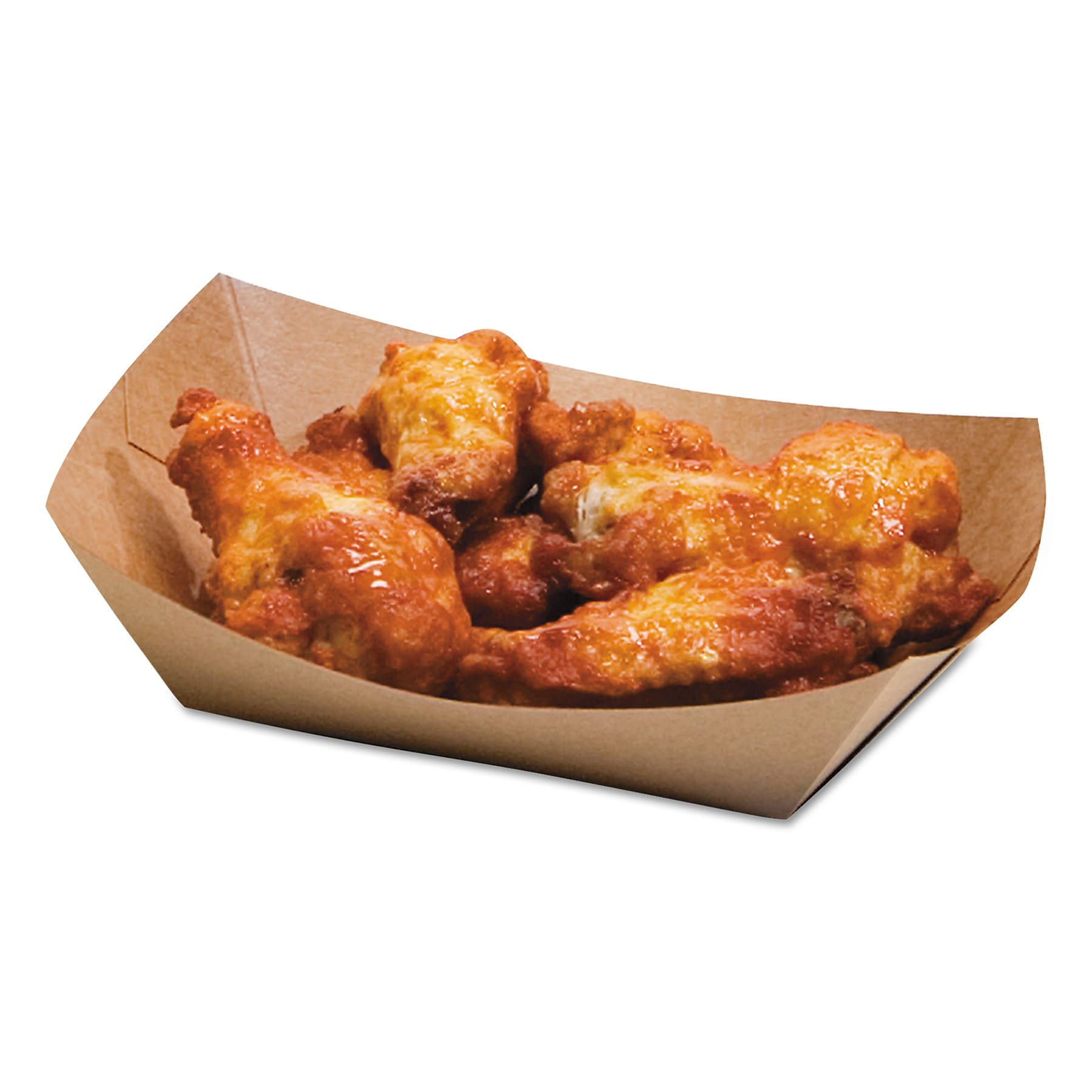 Bagcraft EcoCraft Food Trays, 2 lb, Natural, Paper, 1000/Carton (BGC300697)