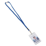 Advantus Breakaway Lanyard with J-Hook, Blue, 24/Box (AVT97130)