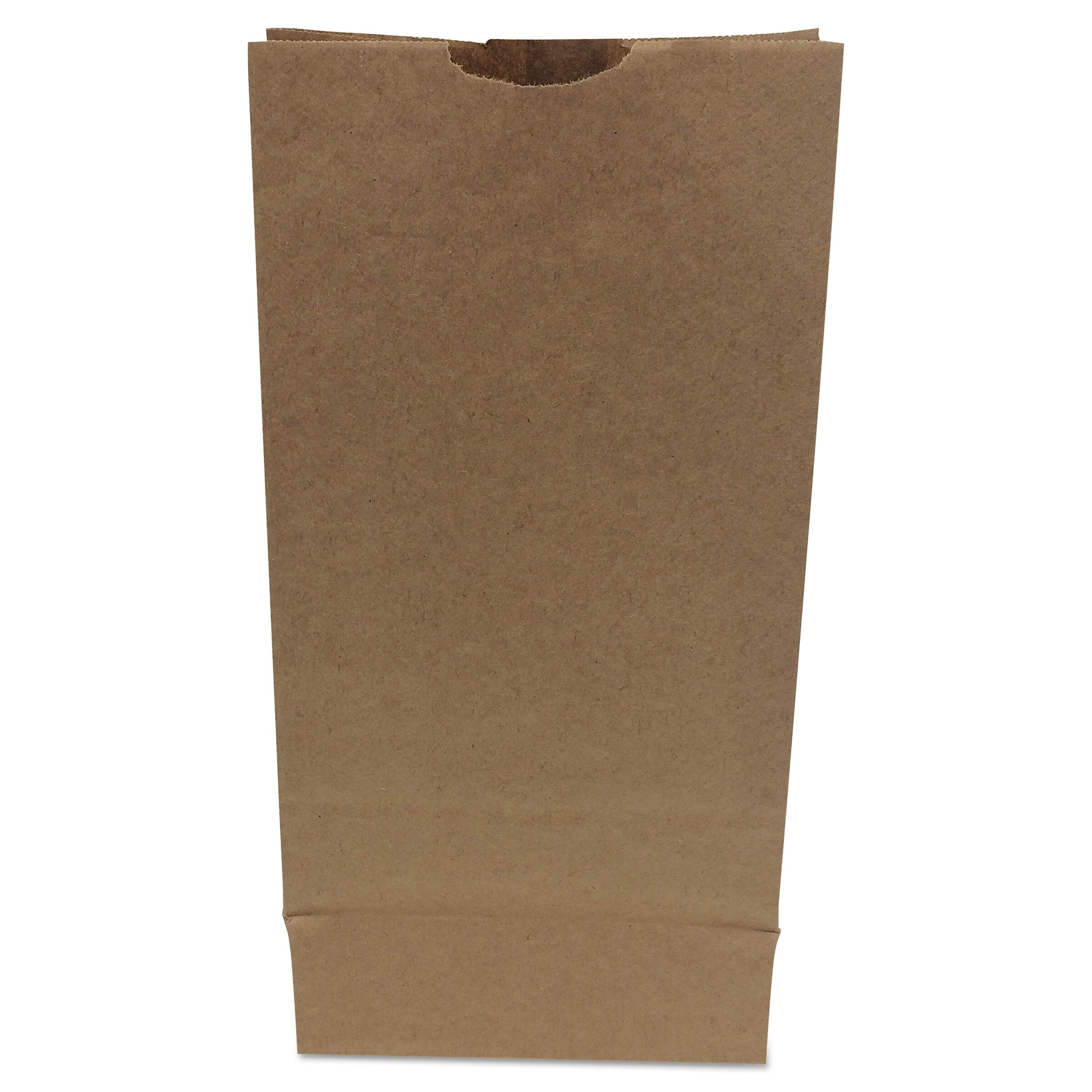 General Grocery Paper Bags, 50 lbs. Capacity, #10, 6.31"w x 4.19"d x 13.38"h, Kraft, 500 Bags (BAGGH10500)