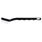 Carlisle Flo-Pac Utility Toothbrush Style Maintenance Brush, Nylon, 7 1/4", Black (CFS4067400DZ)