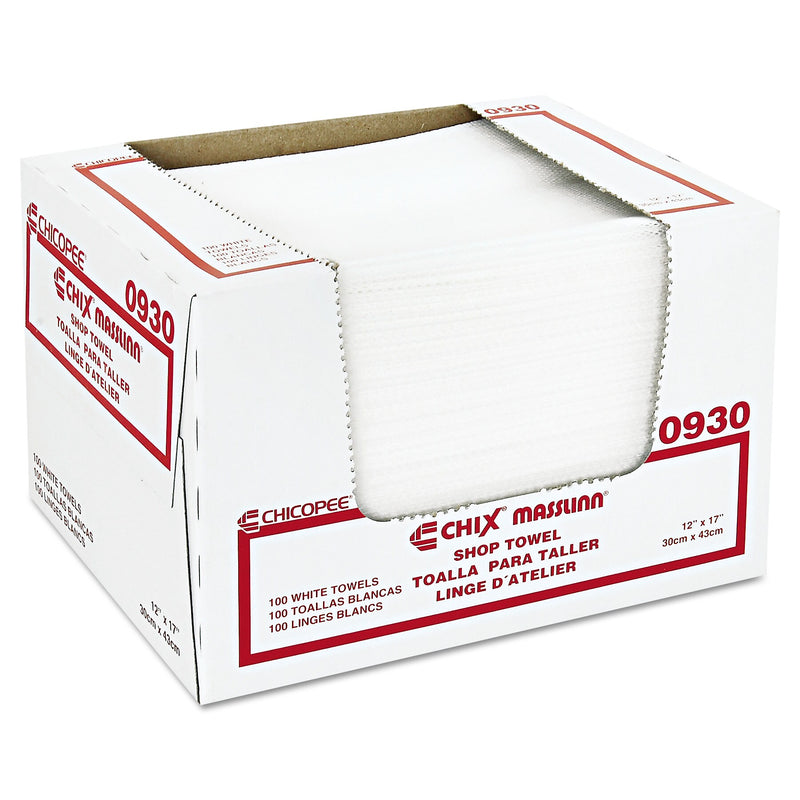 Chix Dusting Wipers, White, 12/Carton (CHI0930)