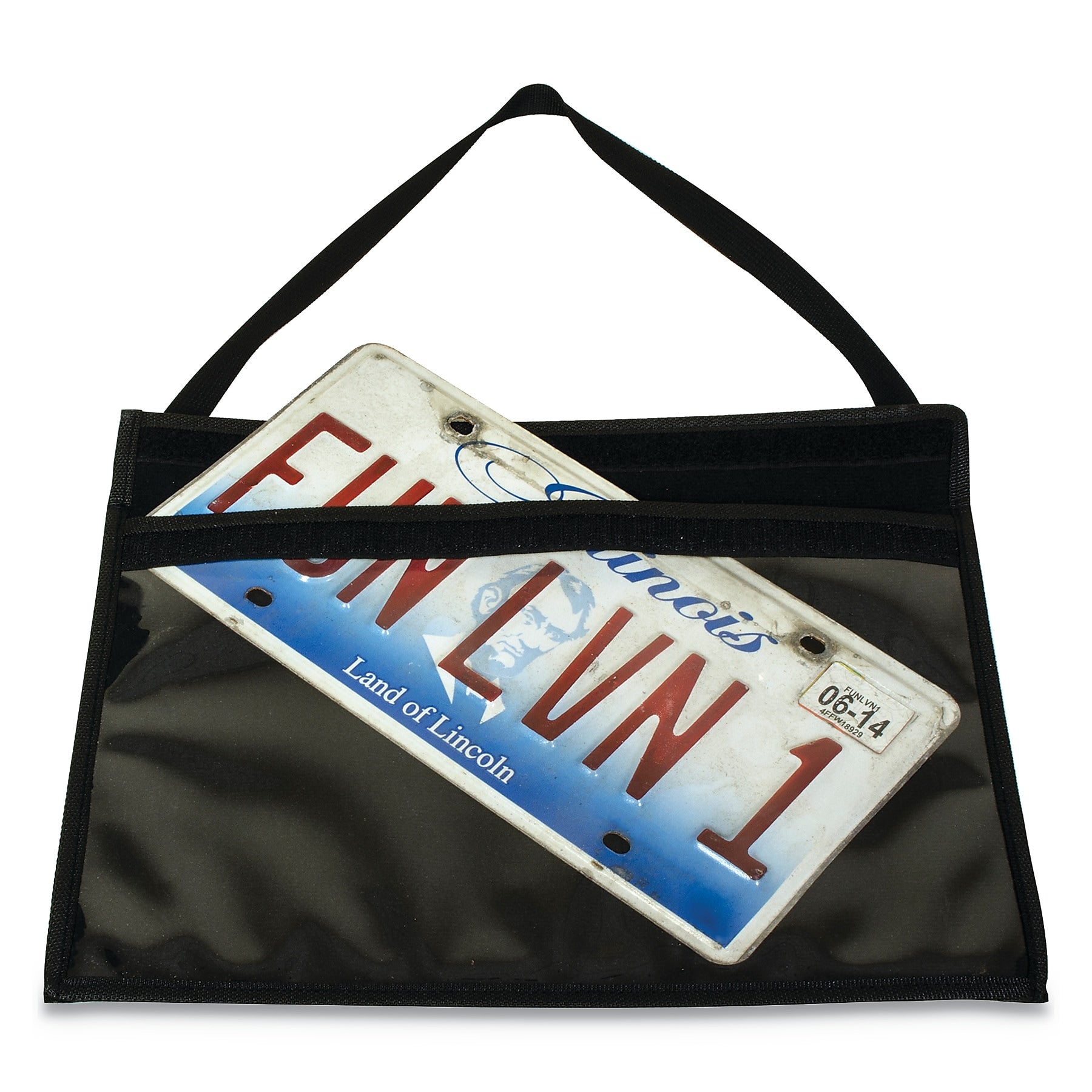 C-Line 1-Pocket Shop Ticket Holder w/Strap and Black Stitching, 75-Sheet, 9 x 12 (CLI41902)