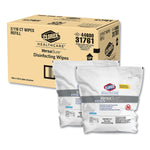 Clorox VersaSure Disinfecting Wipes, White, 110/Pouch, 2/Carton (CLO31761)