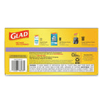 Glad OdorShield Tall Kitchen Drawstring Bags, 13 gal, 0.95 mil, 24" x 27.38", White, 80/Box (CLO78902BX)
