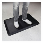 Deflect-O Anti-Fatigue Mat, 24" x 18", Black (DEFAFP1824)