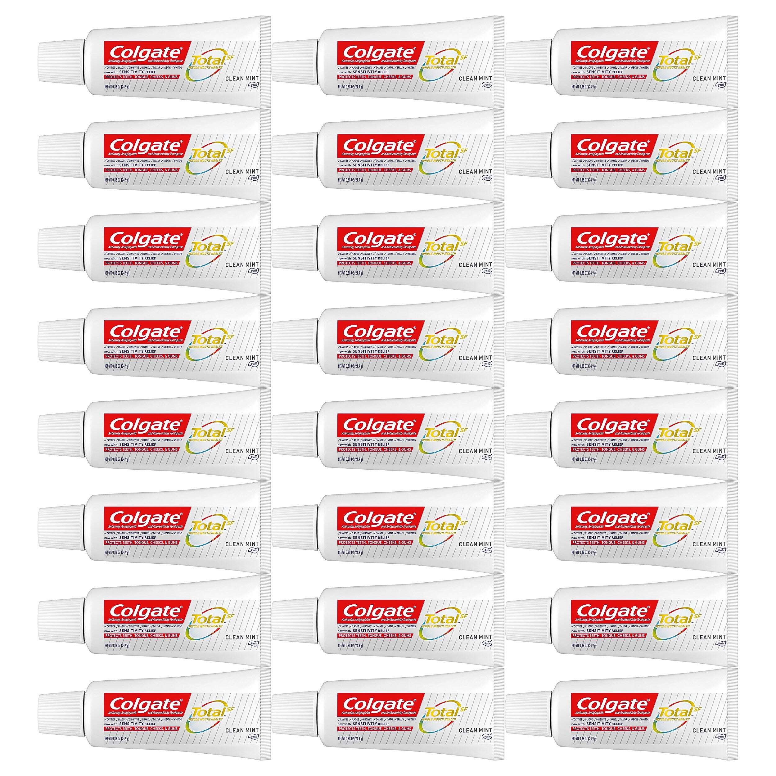 Colgate Total Toothpaste, Coolmint, 0.88 oz., 24/Carton (CPC45986)
