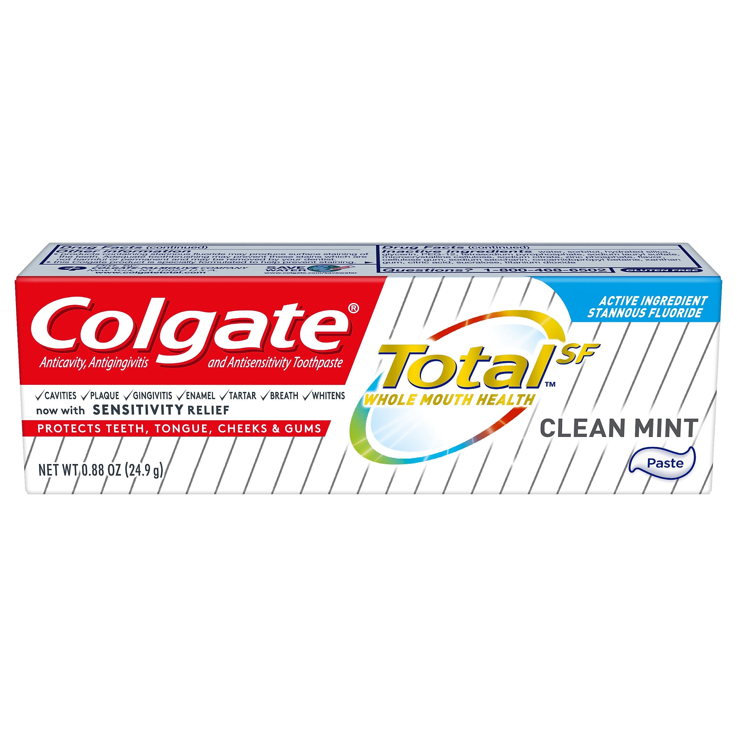 Colgate Total Toothpaste, Coolmint, 0.88 oz., 24/Carton (CPC45986)
