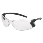 MCR Safety Backdraft Glasses, Clear Frame, Hard Coat Clear Lens (CRWBD110P)