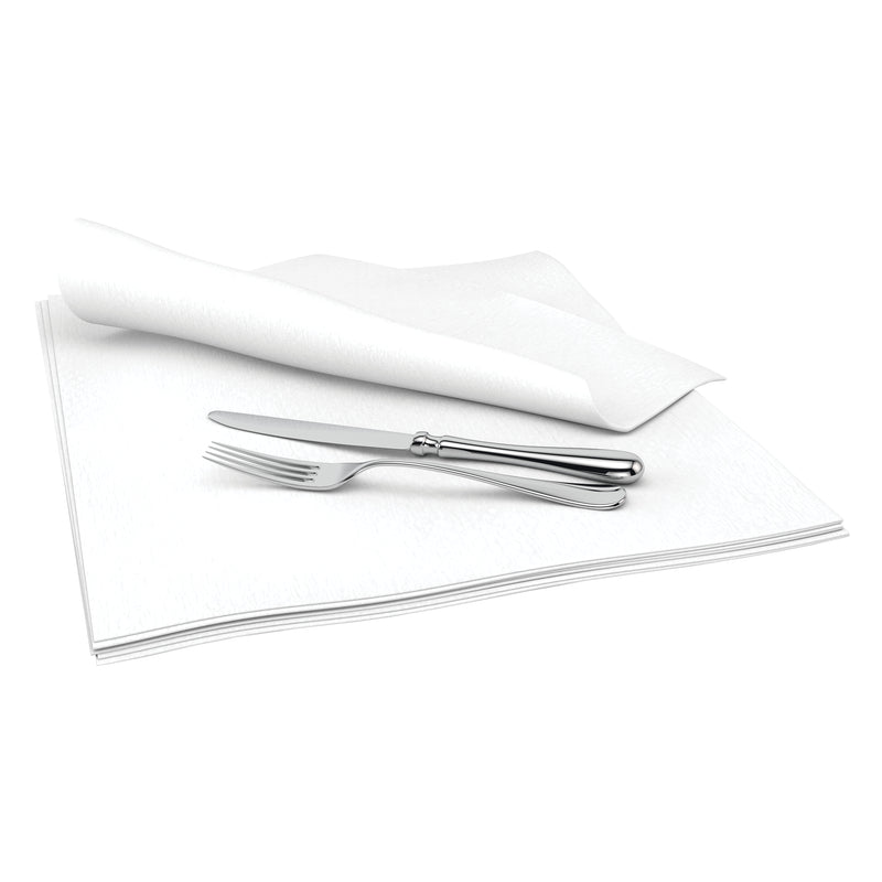 Cascades Select Dinner Napkins, 1-Ply, 15" x 15", White, 1000/Carton (CSDN692)