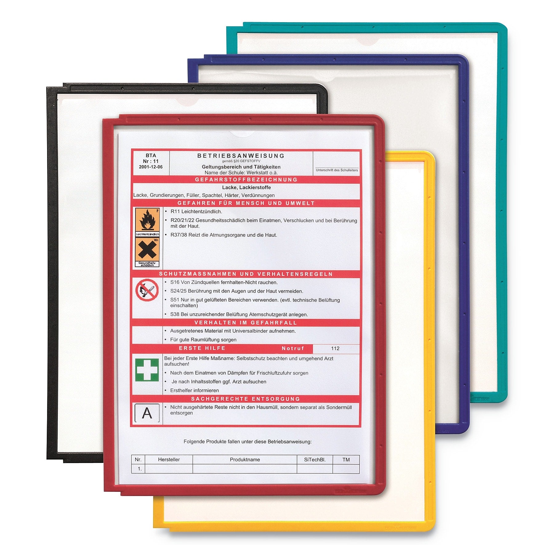 Durable SHERPA Vario Replacement Panels, 1 Section, Clear, 5/PK (DBL566600)
