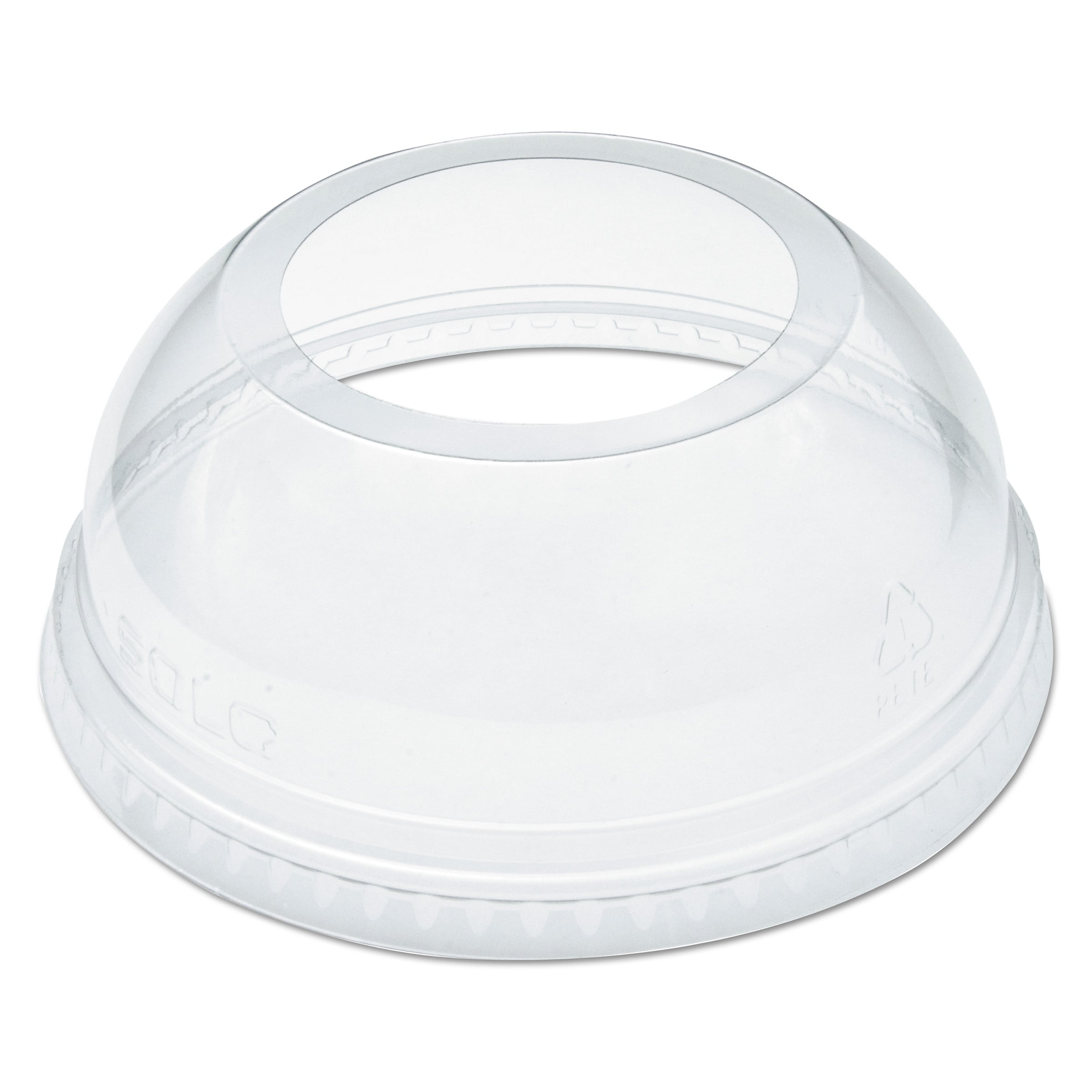 Dart Open-Top Dome Lid for 16-24 oz Plastic Cups, Clear, 1.9"Dia Hole, 1000/Carton (DCCDLW626)