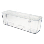 Deflect-O Stackable Containers, Large, Clear (DEF29301CR)