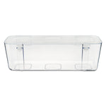 Deflect-O Stackable Containers, Large, Clear (DEF29301CR)