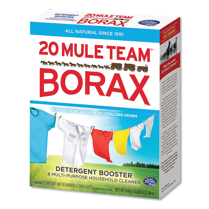 Dial 20 Mule Team Borax Laundry Booster, 4 lb. Box, 6 Boxes/Carton (DIA00201)